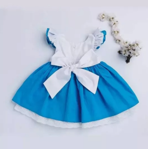 Bluey Dress First Birthday Dress Outfit Blue Dog Clothes Costume - Picture 3 of 3